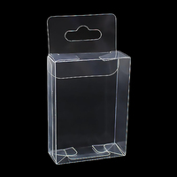 Boîte pliante en plastique transparent personnalisable, matériaux recyclés, options de vernissage et d'estampage pour l'emballage de cadeaux et d'artisanat (OEM/ODM)