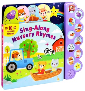 Livre sonore de comptes-rendus pour enfants à chanter en groupe, livre audio d'apprentissage de l'anglais pour tout-petits, livre musical interactif à presser - Product Image 4