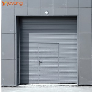 <span class=keywords><strong>Porte</strong></span> <span class=keywords><strong>sectionnelle</strong></span> industrielle en panneaux sandwich en acier durable <span class=keywords><strong>avec</strong></span> <span class=keywords><strong>porte</strong></span> piétonne intégrée - Product Image 2