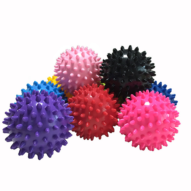 Yoga Fascia Fitness Hedgehog Ball Fitness Rehabilitation Grip Ball Exercise Relax Plantar Meridians Acupoint Massage Thorn Ball