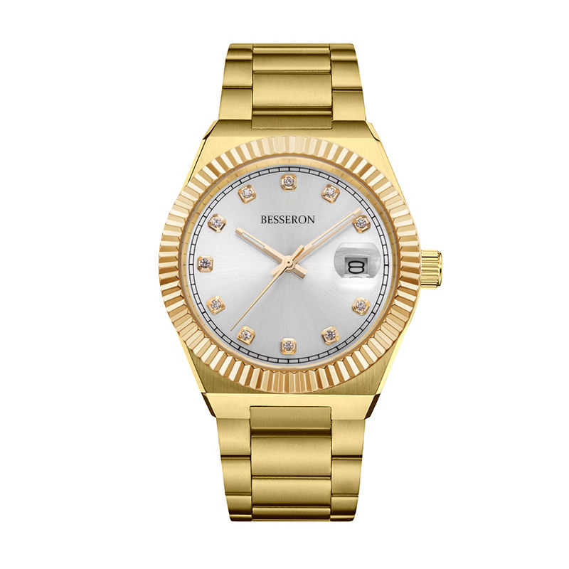 01 white dial automatic watch