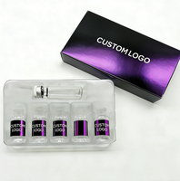 Kit de mélange de peptides personnalisé, ensemble d'emballage combiné, kit de 10 flacons, boîte d'emballage pour flacons de peptides avec plateau en plastique pour flacons de 2 ml et 3 ml