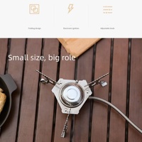 Accessoires d'extérieur réglables portables adaptateurs de cuisinière à gaz de camping remplaçables