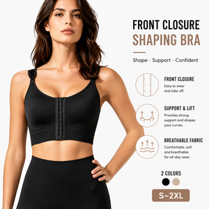 <span class=keywords><strong>Sujetador</strong></span> de recuperación con cierre frontal <span class=keywords><strong>para</strong></span> mujer, <span class=keywords><strong>sujetador</strong></span> de compresión posquirúrgico, <span class=keywords><strong>sujetador</strong></span> inalámbrico <span class=keywords><strong>para</strong></span> <span class=keywords><strong>mastectomía</strong></span>, soporte <span class=keywords><strong>para</strong></span> <span class=keywords><strong>prótesis</strong></span> mamaria, sin relleno - Product Image 1