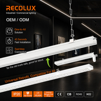 Modul Retrofit Lampu Linear LED OEM ODM 5ft 7ft IP20 Aluminium Garansi 5 Tahun untuk Penerangan Koridor Kantor dan Pameran