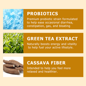 Cápsulas de Probióticos Personalizadas de Fábrica, Extracto de Té Verde, Fibra de Yuca, Aumentan los Niveles de Energía - Product Image 4