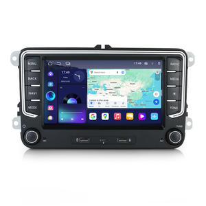 MEKEDE 7 pouces pour VW <span class=keywords><strong>Volkswagen</strong></span> Jetta Passat EOS Caddy Autoradio Lecteur multimédia Carplay Auto GPS Autoradio 4G 2Din Wifi - Product Image 1