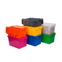 Vente directe d'usine, caisses de déménagement en plastique, durabilité, fiabilité, réutilisabilité, caisses en plastique empilables