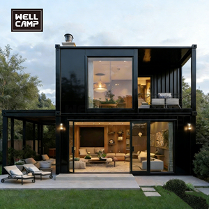 ويلكامب هيكل فولاذي خفيف حديث للفلل، فيلا معيارية، منازل مسبقة الصنع من طابقين، للاستخدام في الشقق والفنادق، وحدة سكنية صغيرة - Product Image 3