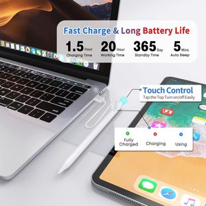 Сменный стилус для Apple Pencil с датчиком наклона, противотуманный, с беспроводным зарядным портом, стилус с пользовательским логотипом - Product Image 5