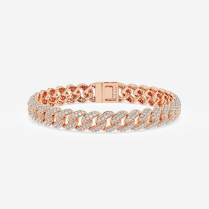 Pulsera de Eslabones Cubanos con Diamantes Cultivados en Laboratorio de 6.14 CTW, 7 Pulgadas, Joyería Elegante y Brillante para Mujer - Product Image 2