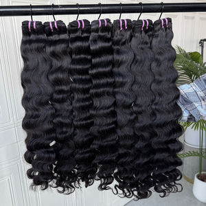 Extensions de cheveux humains vierges cambodgiens lisses, couleur naturelle, 10 à 40 pouces, douces, complètes, sans nœuds, commande en gros, fournisseur - Product Image 2