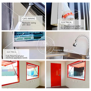 OEM Bebida Catering Concesión Café 20 pies Envío Contenedor Bar Contenedor portátil Café Cafetería - Product Image 2