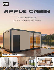 WELLCAMP Apple Cabin Casa Cápsula Modular Prefabricada, Cabaña de Resort, Glamping Pod, Alojamiento de Hotel de Lujo, Proyecto en Indonesia - Product Image 5
