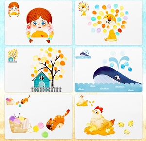 ชุดของเล่นสำหรับ<span class=keywords><strong>เด็ก</strong></span>สมุดระบายสีด้วยนิ้วมือชุดของเล่นสมุดระบายสีสำหรับเด็กอนุบาลแผ่นหมึกสำหรับเด็ก - Product Image 5