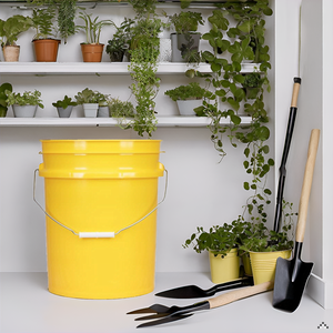 3.<span class=keywords><strong>5</strong></span> Galão Heavy Duty Plastic Bucket com selagem apertada Gamma Lid para alimentos a granel e uso de emergência - Product Image 5