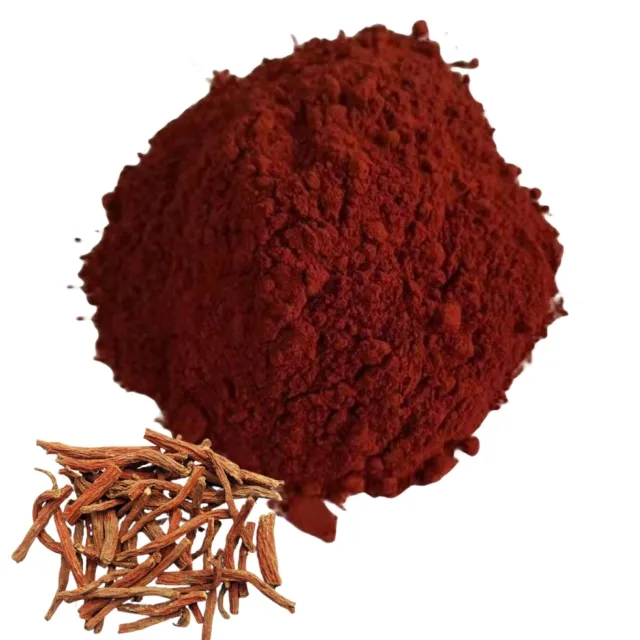 Extrato natural de raiz de sálvia vermelha em pó Dan Shen Extrato Tanshinone IIA 10%