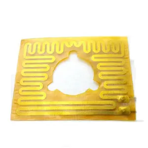 30mm 40mm Customized thin flexible Kapton Polyimide heating film foil heater