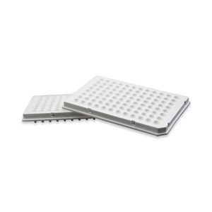 แผ่นเพลท PCR 96 หลุม ยี่ห้อ Yongyue Medical รุ่น 100L สีขาว แบบ Half Skirt หลุมสี่เหลี่ยม ผลิตจากวัสดุ PP สำหรับใช้ในห้องปฏิบัติการ - Product Image 3