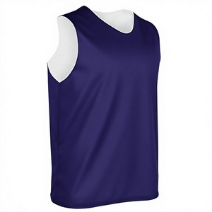 Débardeur en maille bleu clair, col en V, sans manches, respirant, unisexe, jersey adulte, coupe régulière, couleur unie, toutes saisons, vêtements de sport - Product Image 5