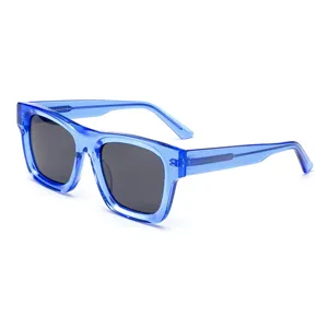 Liebes polarisierte individuelle neue quadratische Rahmen-Sonnenbrille Herren Sport 2024 Outdoor Reiten UV400 Schutz Acetat-Sonnenbrille