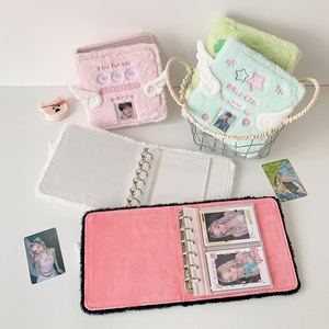 Álbum <span class=keywords><strong>de</strong></span> Tarjetas <span class=keywords><strong>de</strong></span> Peluche con Alas <span class=keywords><strong>de</strong></span> Ángel, Libro Pequeño para Guardar Tarjetas <span class=keywords><strong>de</strong></span> Ídolos, Álbum <span class=keywords><strong>de</strong></span> Hojas Sueltas para Fotos Polaroid <span class=keywords><strong>de</strong></span> Fans - Product Image 5