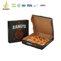 Boîtes à pizza en carton ondulé personnalisées en gros, emballages en carton de qualité alimentaire pour les pizzerias, les services de traiteur et l'emballage des aliments chauds
