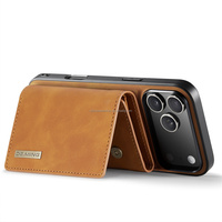 Étui portefeuille magnétique détachable en cuir à trois volets, style rétro, avec fentes pour cartes, antichoc et fonction support pour iPhone 17 18 Pro 17 18 Pro Max