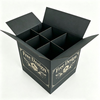 Cajas de Cartón para Bebidas al por Mayor, Cajas de Envío para Botellas de Vino, Diseño Personalizado, Caja de Papel para Whisky y Agua Mineral