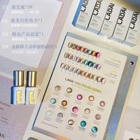 Oboli Ladai 28 Couleurs Gel UV Magnétique Effet Œil de Chat 2026 Nouveau Vernis Marque Privée Kit de Vernis à Ongles Gel Effet Œil de Chat 28 Couleurs