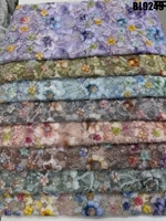Nouvelle mode Émirats arabes unis Dubaï Tissu en dentelle de luxe Broderie artisanale Dentelle perlée avec paillettes Autriche Robe de mariée