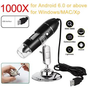 コンパクトポータブル高解像度<span class=keywords><strong>1600X</strong></span>デジタル顕微鏡カメラLEDはんだ磁気充電器USB充電精密電子加工 - Product Image 3