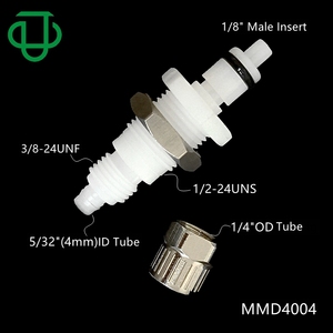 Пластиковый 1/4 "PTF ferrule freless freting с клапаном, соединительная муфта, вставка, БЫСТРОРАЗЪЕМНАЯ муфта для воздушного шланга - Product Image 2
