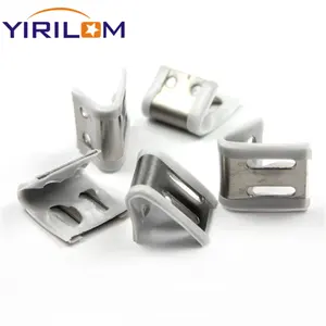 Großhandel Stock Fixing Sofa Hardware Federn 4 Löcher Metall Kunststoff Zick-Zack-Feder clips