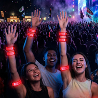 Brazalete Deportivo LED Recargable de 100 mAh con Luz en Seis Colores para Deportes, Venta al por Menor y Suministro Promocional