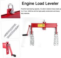 Grue de levage de moteur LEE-DING DIY, capacité de 2T/2000 kg, robuste, en acier à haute teneur en carbone, outils de levage pour véhicules, atelier