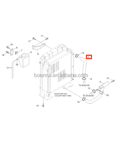 Ventes Flash : Tuyau d'eau pour excavatrice R55-7, R55W-7, R60-7, <span class=keywords><strong>R80G</strong></span>, R80-7, R80-7A - Références 11M8-40210, 11M8-40200 - Product Image 5