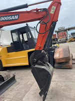 Excavadora Usada Doosan DH55 de 5 Toneladas, Pequeña, de Segunda Mano, con Motor, Caja de Cambios y Transmisión Originales, en Venta