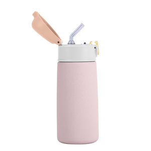 Hong ling không thể phá vỡ chai nước trẻ em bằng thép không gỉ-Thiết kế kích thước trẻ em, ống hút LSR & tùy chọn màu sắc cổ điển - Product Image 2