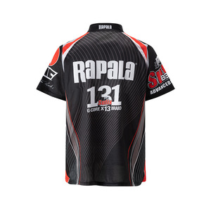 T-shirt <span class=keywords><strong>Rapala</strong></span> Lebole rouge à manches courtes, respirant, léger, combinaison de compétition, neutre, pour hommes et femmes, combinaison de pêche, gilet de pêche - Product Image 3