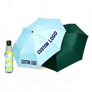 Premium Sturdy -Quality <b>Screen</b> Printing Stylish Black Coating Advertising Gift Modern Custom Logo Elegant <b>Folding</b> Umbrella - Product Image 1