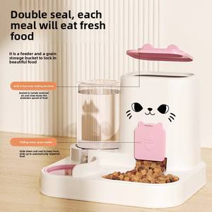 2 in 1 alimentatore acqua per animali domestici gatto e cane distributore automatico più economico distributore di acqua - Product Image 2