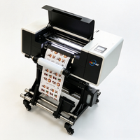 Impresora UV DTF de rollo a rollo formato A3 para pegatinas con logotipo personalizado, decoración de empaques, regalos promocionales y branding de productos