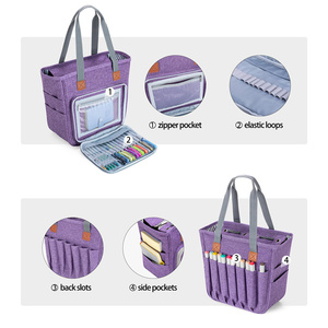 Bolsa para Biblia con Múltiples Bolsillos, Estuche para Biblia, Bolso Tote para Mujer, Fundas para Libros de Gran Capacidad para Libros de Tapa Blanda - Product Image 3