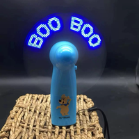 Ventilatore LED Portatile Mini Personalizzato con Logo e Testo per Pubblicità, Promozione, Regalo per Feste