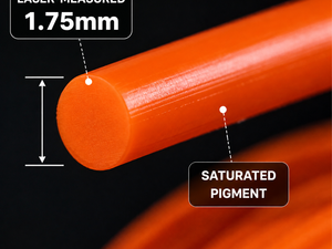 Filament PLA PINRUI 1,75 mm pour imprimante 3D, 8 couleurs vibrantes, jaune foncé, noir, argent, Bambu Lab pour moulage - Product Image 2