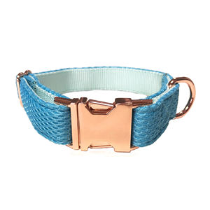 Collar de perro para mascotas de Nylon acolchado grueso suave, malla de aire acolchado collares ajustables para cachorros - Product Image 1