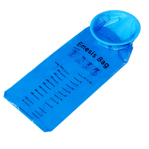 Bolsas Desechables para Vómito <span class=keywords><strong>de</strong></span> PE <span class=keywords><strong>de</strong></span> 1000 ml, Bolsas a Prueba <span class=keywords><strong>de</strong></span> Fugas para Mareo por Movimiento con Borde Flexible y Escala, Disponibles en <span class=keywords><strong>Azul</strong></span> y Morado - Product Image 6