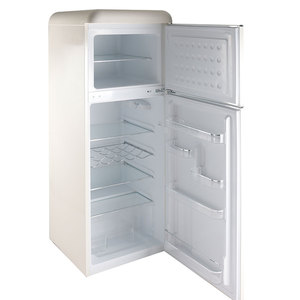 Réfrigérateur rétro de 7,5 pi³ grande capacité à double porte avec congélateur supérieur pour la maison - Product Image 5