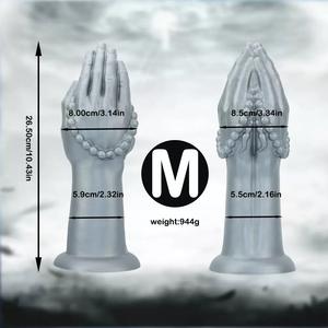11 CM Männliche Silikon Doppelhand Kombinierte Insertion Anal Plugs Spielzeug Riesen faust Übergröße Dicker Arm Masturbation Sexspielzeug - Product Image 4